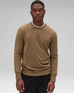 Midweight Terry Slim Crewneck