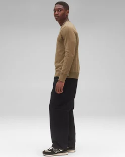 Midweight Terry Slim Crewneck