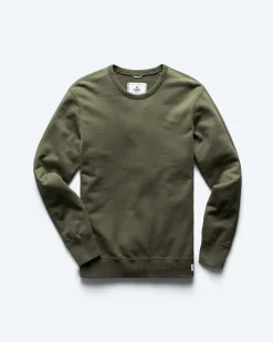 Midweight Terry Slim Crewneck