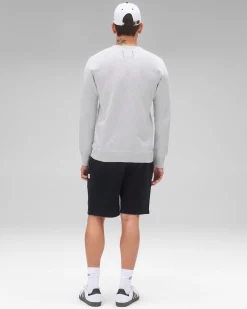 Midweight Terry Slim Crewneck