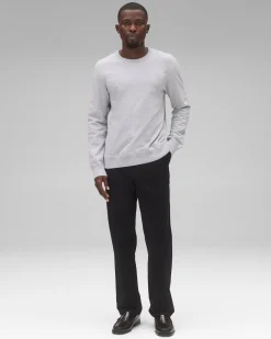 Midweight Terry Slim Crewneck
