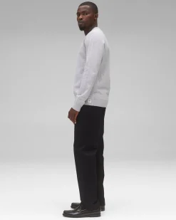 Midweight Terry Slim Crewneck