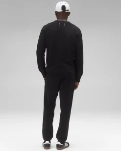 Midweight Terry Slim Crewneck