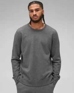 Midweight Terry Slim Crewneck