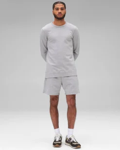 Midweight Terry Slim Crewneck