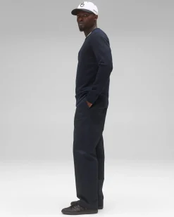 Midweight Terry Slim Crewneck