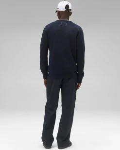 Midweight Terry Slim Crewneck