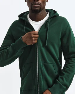 Midweight Terry Slim Zip Hoodie