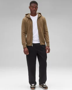 Midweight Terry Slim Zip Hoodie
