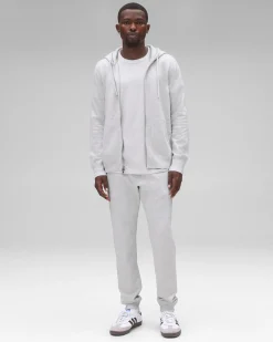 Midweight Terry Slim Zip Hoodie