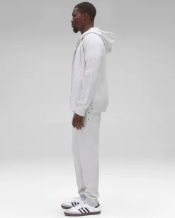 Midweight Terry Slim Zip Hoodie