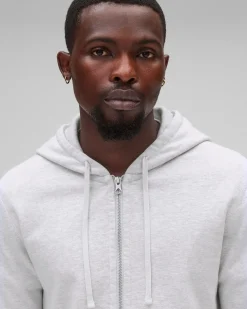 Midweight Terry Slim Zip Hoodie