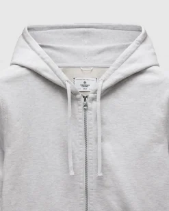 Midweight Terry Slim Zip Hoodie