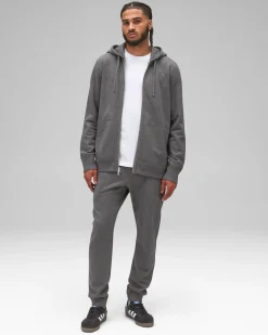 Midweight Terry Slim Zip Hoodie