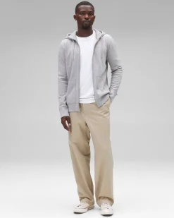 Midweight Terry Slim Zip Hoodie
