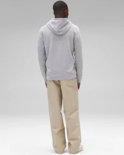 Midweight Terry Slim Zip Hoodie