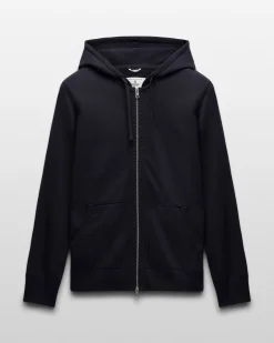 Midweight Terry Slim Zip Hoodie