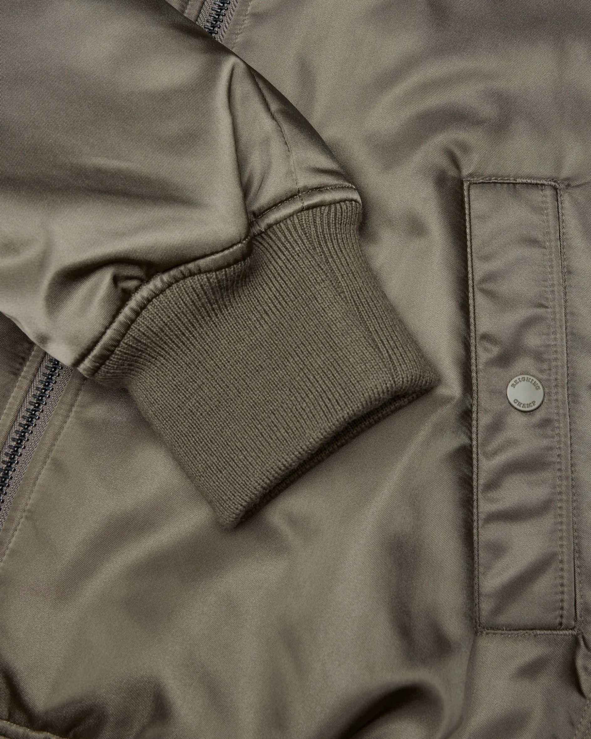 Nylon Twill Crew Jacket