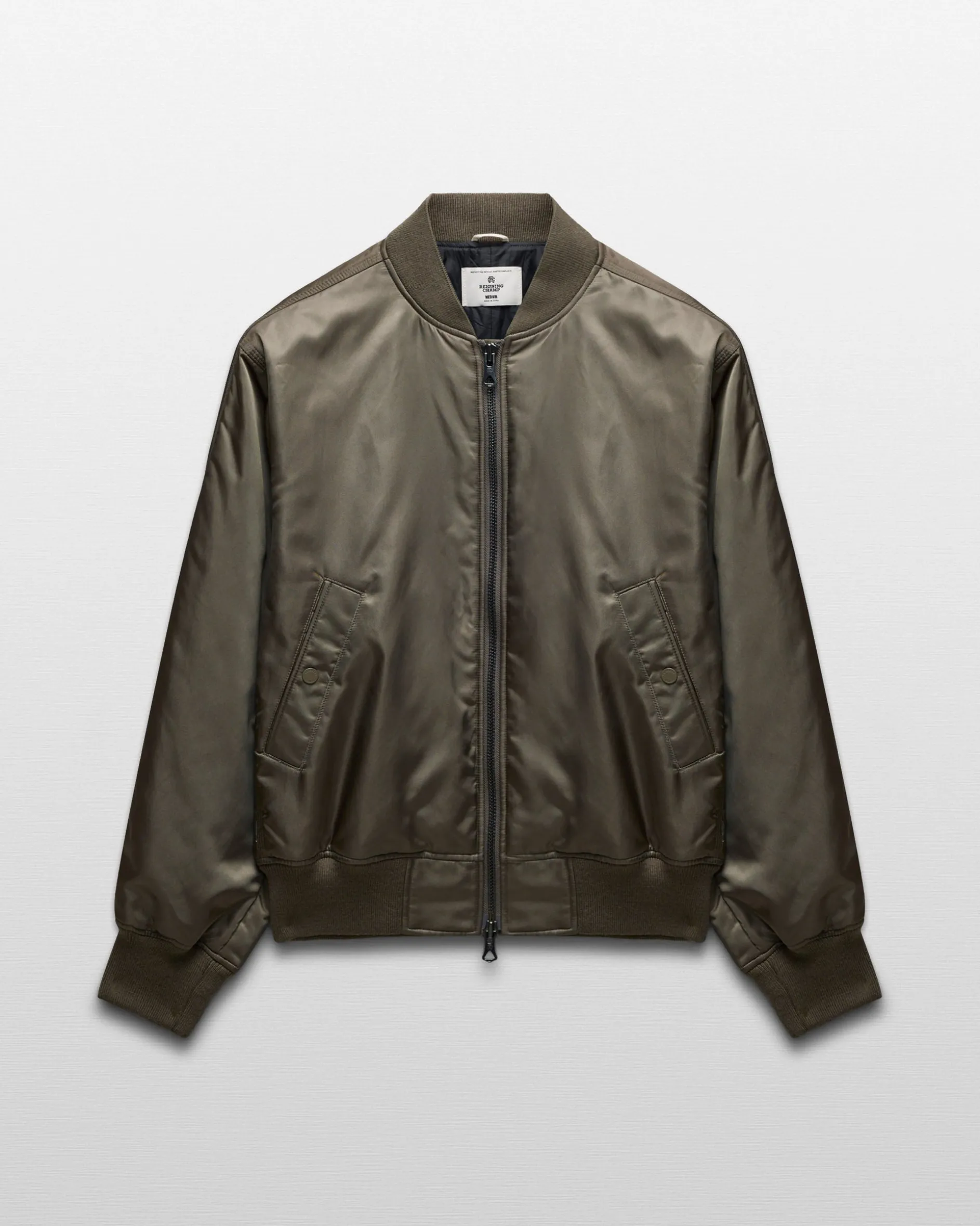 Nylon Twill Crew Jacket