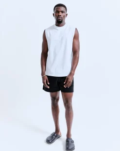 Stretch Nylon Utility Swim Short 6"