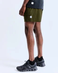 Stretch Nylon Utility Swim Short 6