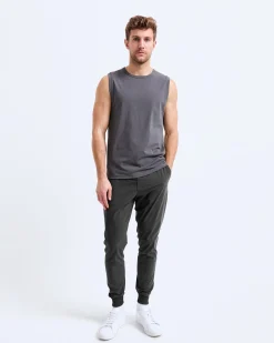 Stretch Warp Knit Coach's Slim Jogger