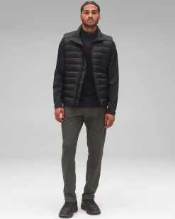 Stretch Warp Knit Slim Coach's Pant