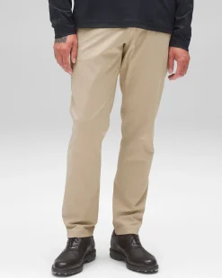Stretch Warp Knit Slim Coach's Pant