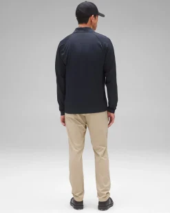 Stretch Warp Knit Slim Coach's Pant