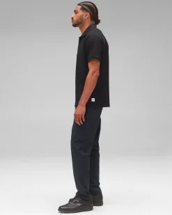 Stretch Warp Knit Slim Coach's Pant