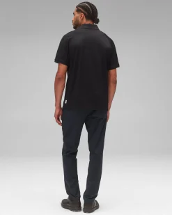 Stretch Warp Knit Slim Coach's Pant