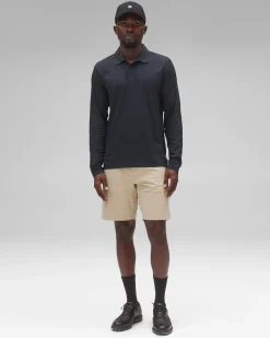 Stretch Warp Knit Standard Coach's Short 9"
