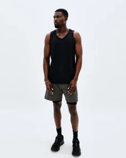 4-Way Stretch Nylon Combo Training Short 7"