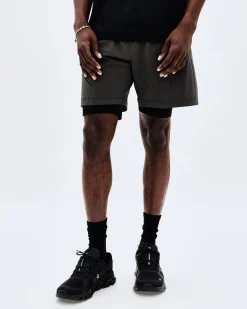 4-Way Stretch Nylon Combo Training Short 7"