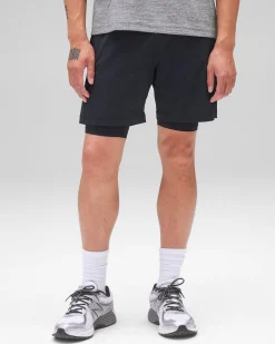 4-Way Stretch Nylon Combo Training Short 7"