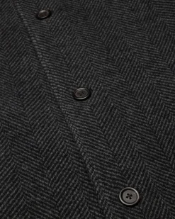 Wool Herringbone Scout Coat