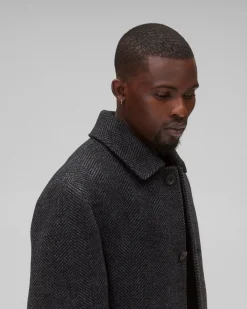 Wool Herringbone Scout Coat