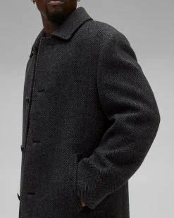 Wool Herringbone Scout Coat