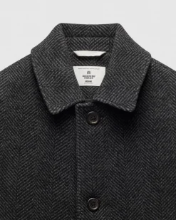Wool Herringbone Scout Coat